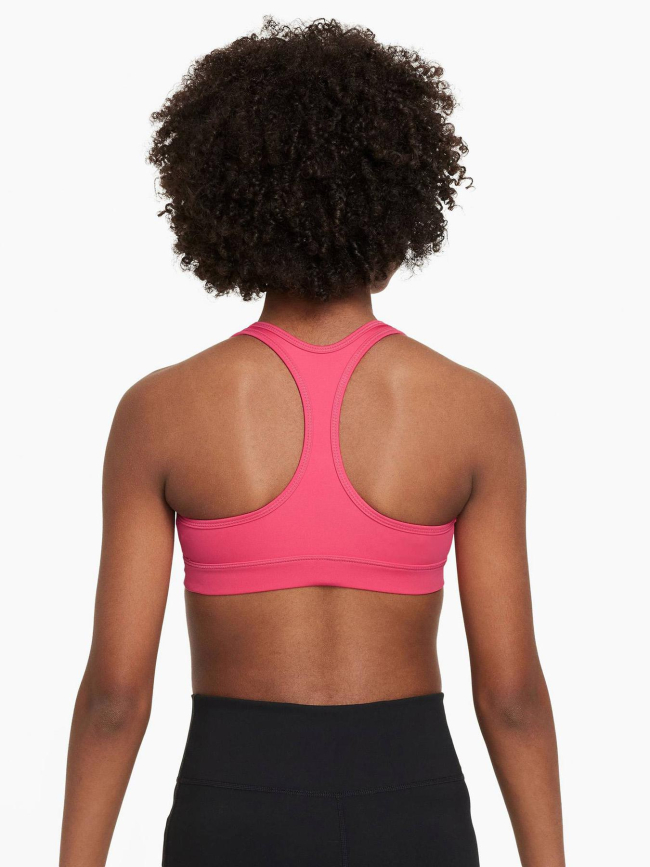Brassière de sport dri-fit swoosh rose fille - Nike