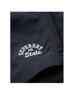 Short de bain vintage polo bleu marine homme - Superdry