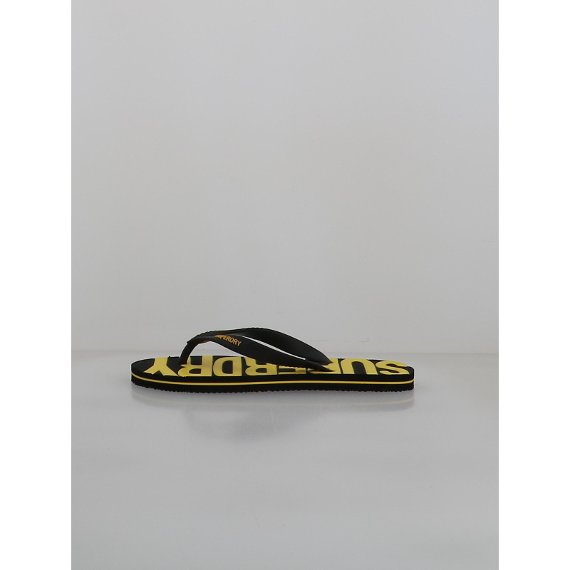 Tongs vintage noir et jaune homme - Superdry