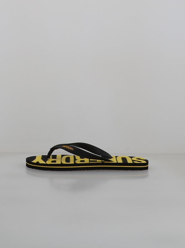 Tongs vintage noir et jaune homme - Superdry