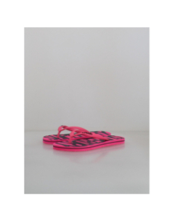 Tongs vintage rose et noir femme - Superdry