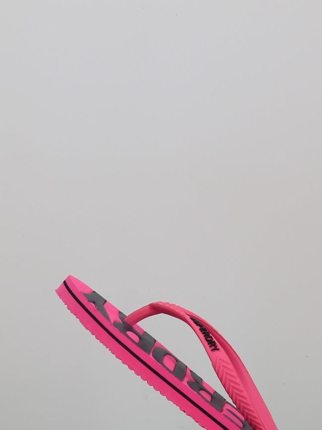 Tongs vintage rose et noir femme - Superdry