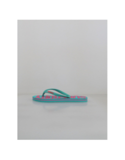 Tongs vintage turquoise et rose femme - Superdry