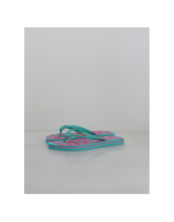 Tongs vintage turquoise et rose femme - Superdry