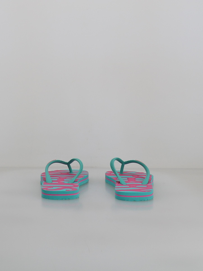 Tongs vintage turquoise et rose femme - Superdry