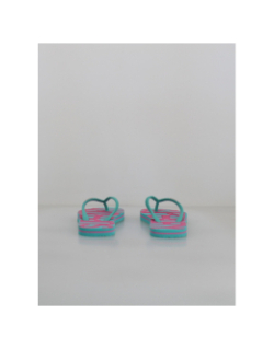 Tongs vintage turquoise et rose femme - Superdry
