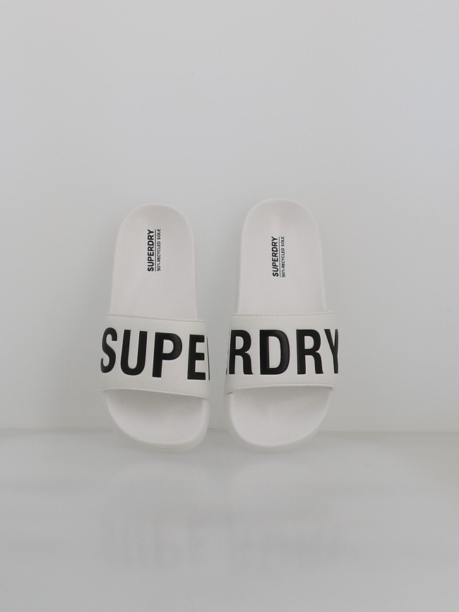 Sandales de piscine véganes core blanc femme - Superdry