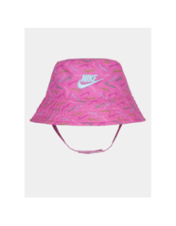 Bob graphique upf 40+ futura bucket rose fille - Nike