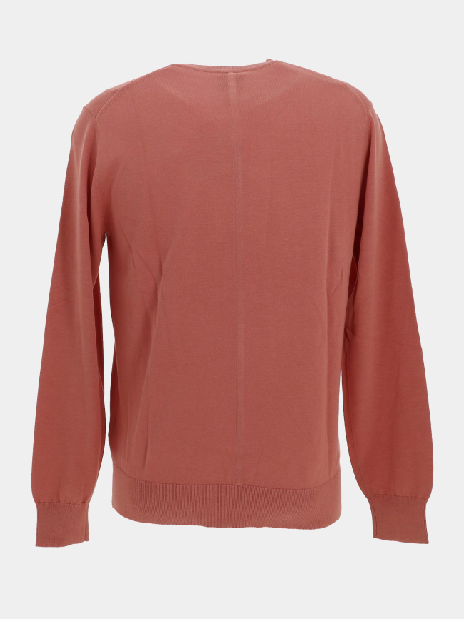 Pull fin uni petit logo rose homme - Calvin Klein