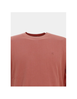 Pull fin uni petit logo rose homme - Calvin Klein