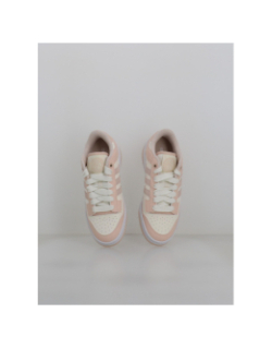 Baskets rapid court low blanc et rose femme - Adidas