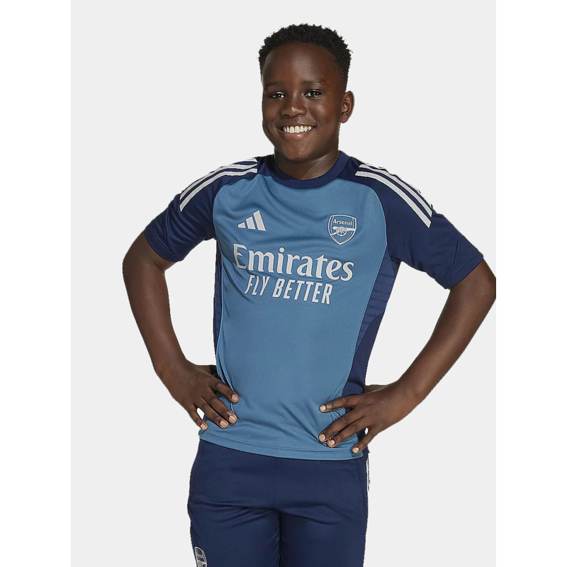 Maillot d'entrainement de football arsenal 25/26 bleu enfant - Adidas