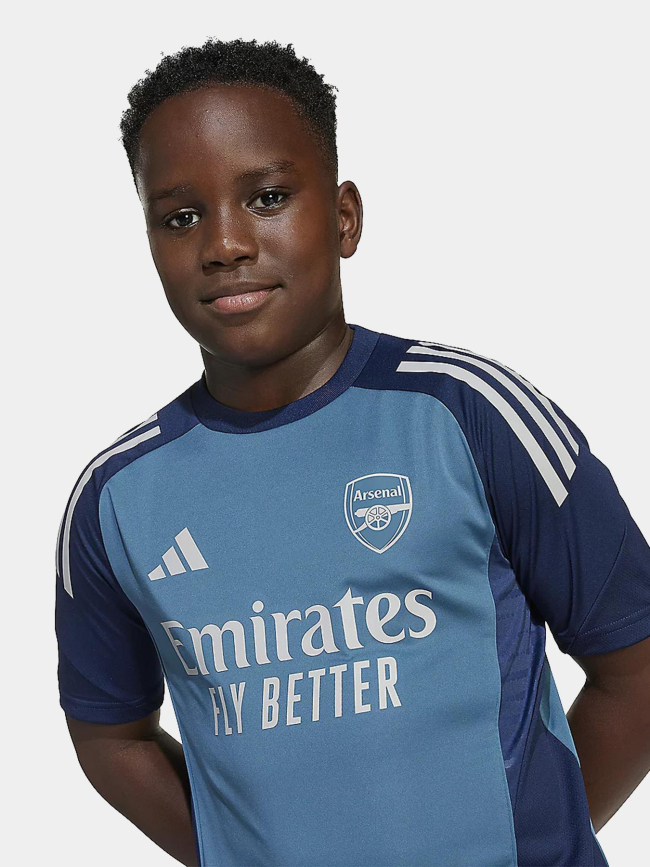 Maillot d'entrainement de football arsenal 25/26 bleu enfant - Adidas