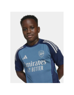 Maillot d'entrainement de football arsenal 25/26 bleu enfant - Adidas