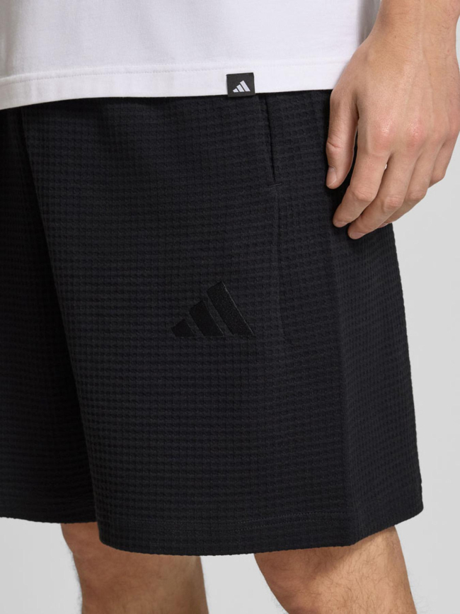 Short gaufré décontracté szn noir homme - Adidas