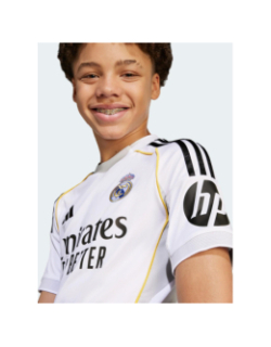 Maillot de football real madrid domicile 25/26 blanc enfant - Adidas