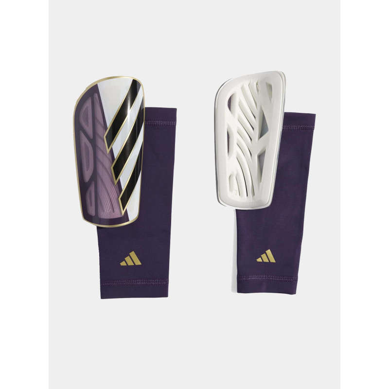 Protège tibias tiro league violet noir et blanc - Adidas