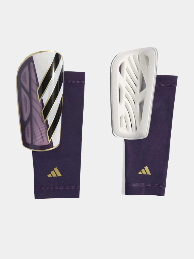 Protège tibias tiro league violet noir et blanc - Adidas