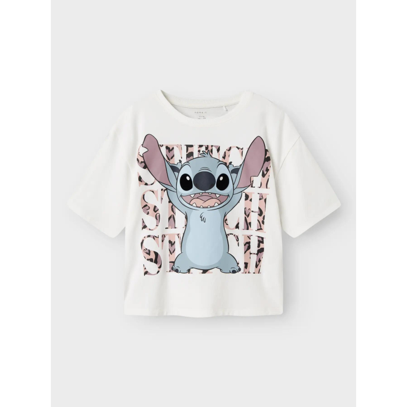 T-shirt nkfjixi stitch blanc fille - Name It