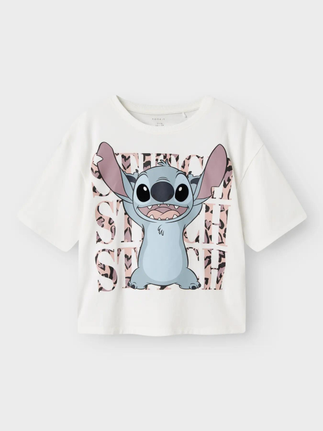 T-shirt nkfjixi stitch blanc fille - Name It