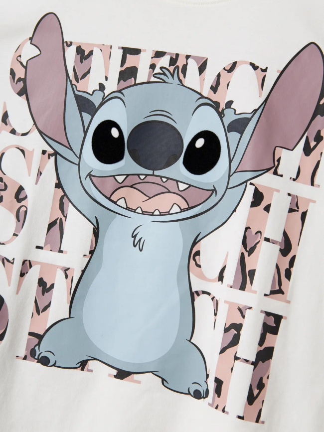 T-shirt nkfjixi stitch blanc fille - Name It