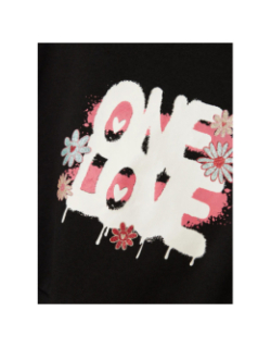 Sweat à capuche crop boxy nkfkory noir fille - Name It