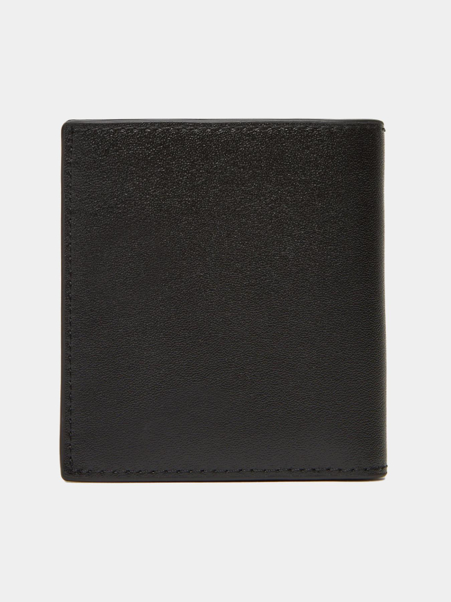 Portefeuille tjm heritage leather noir homme - Tommy Jeans