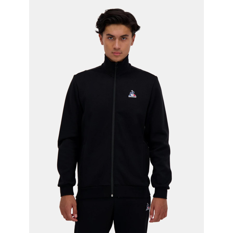 Sweat zippé essentiels n1 noir homme - Le Coq Sportif