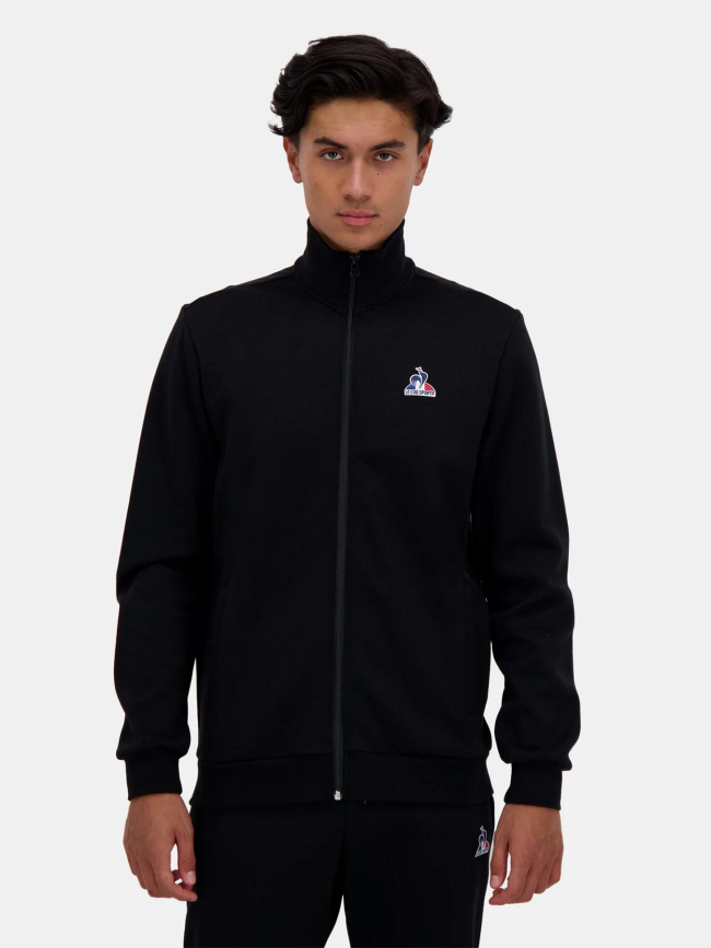 Sweat zippé essentiels n1 noir homme - Le Coq Sportif