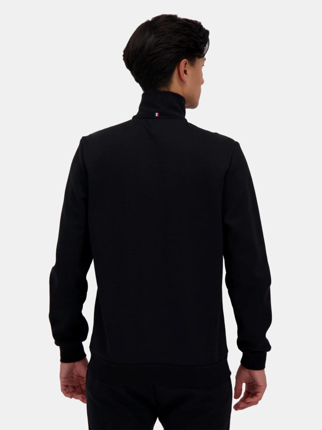Sweat zippé essentiels n1 noir homme - Le Coq Sportif