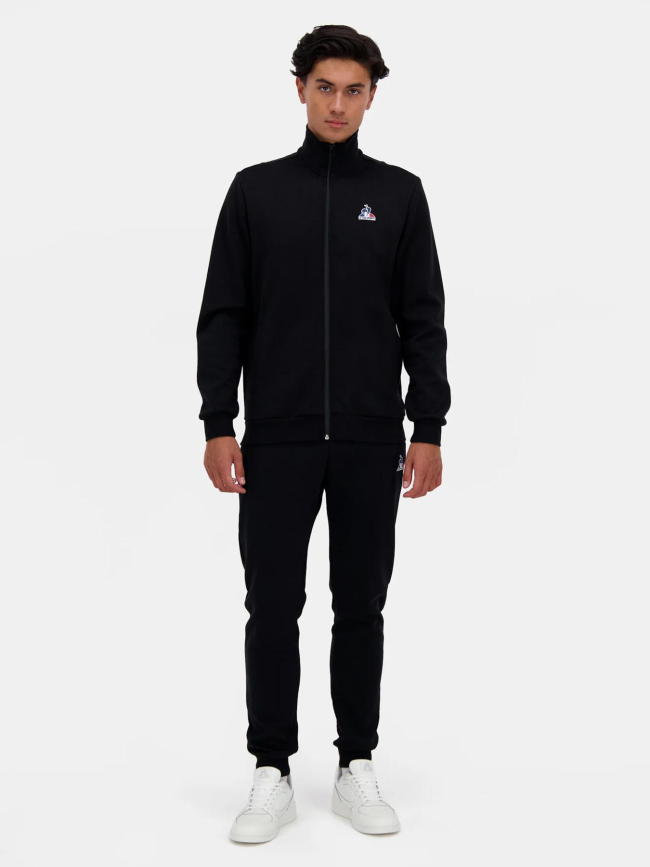 Sweat zippé essentiels n1 noir homme - Le Coq Sportif