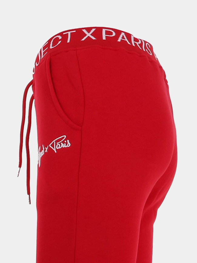 Jogging à logo signature brodé rouge enfant - Project X Paris