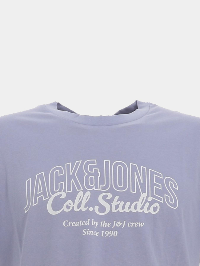T-shirt makoto violet homme - Jack & Jones