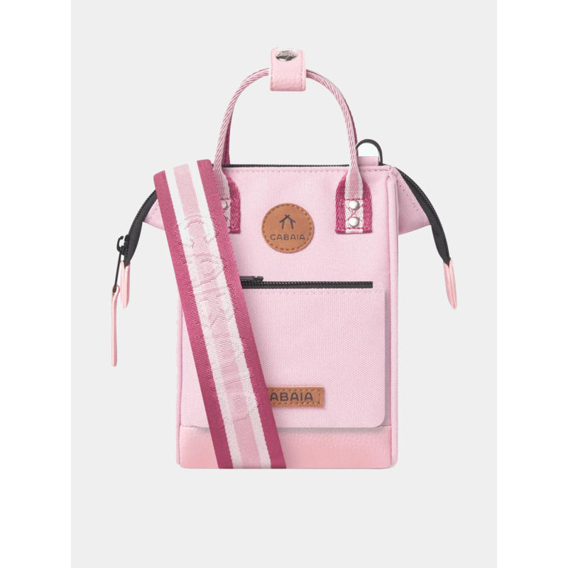 Sac à bandoulière nano adventurer assouan rose femme - Cabaïa
