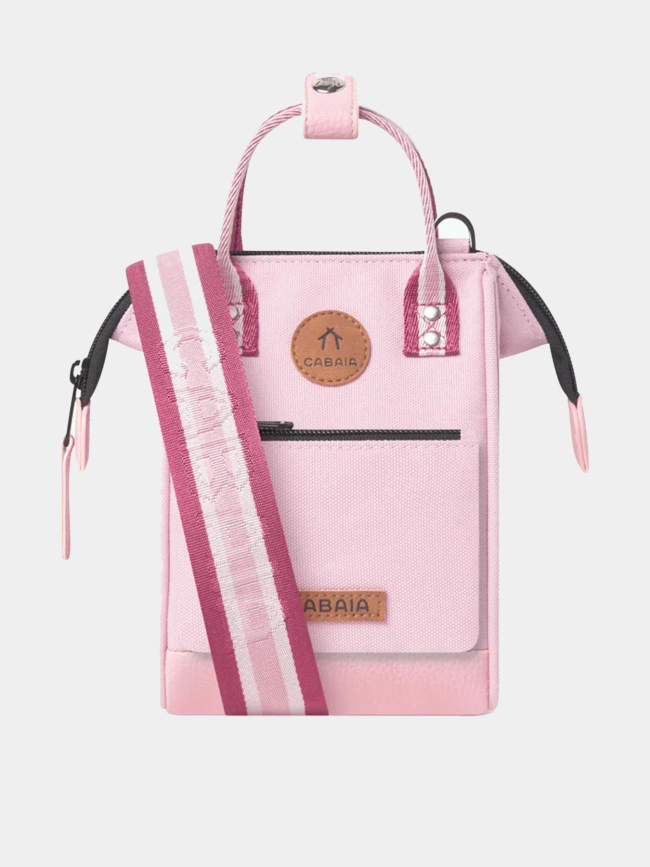 Sac à bandoulière nano adventurer assouan rose femme - Cabaïa