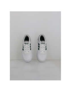 Baskets hoops 3.0 blanc et vert enfant - Adidas