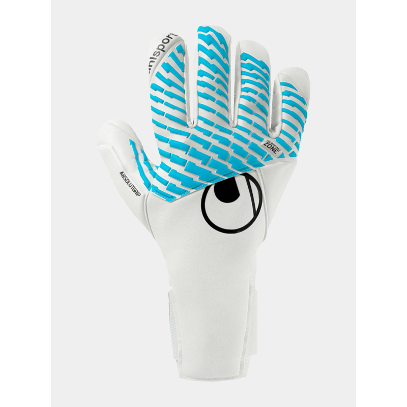Gant de gardien de but cybertec soft pro blanc et bleu - Uhlsport