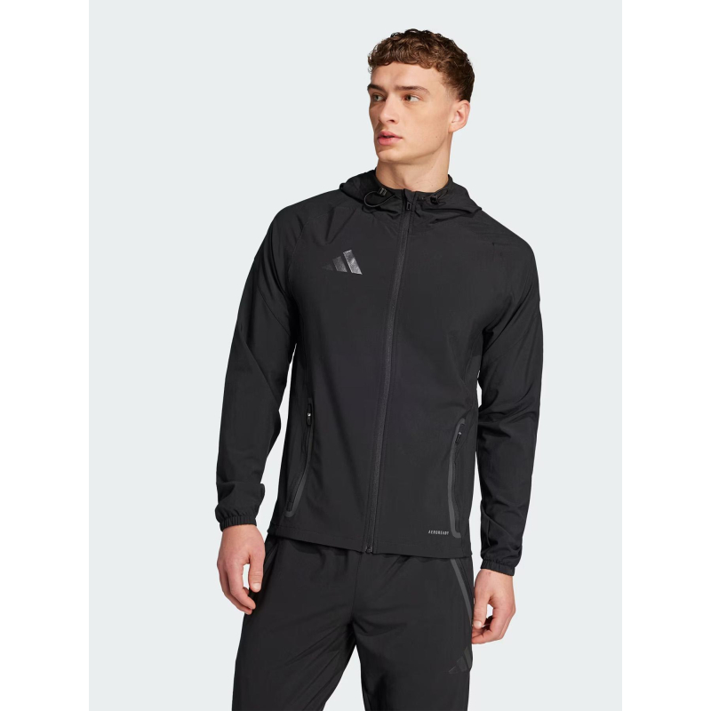 Veste tiro 25 competition vis tech travel noir homme - Adidas
