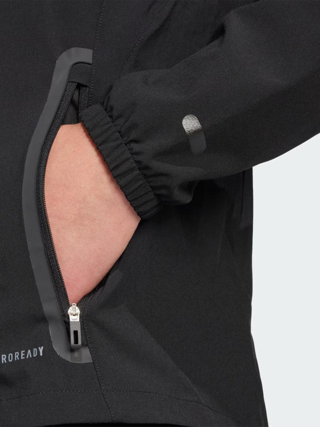 Veste tiro 25 competition vis tech travel noir homme - Adidas