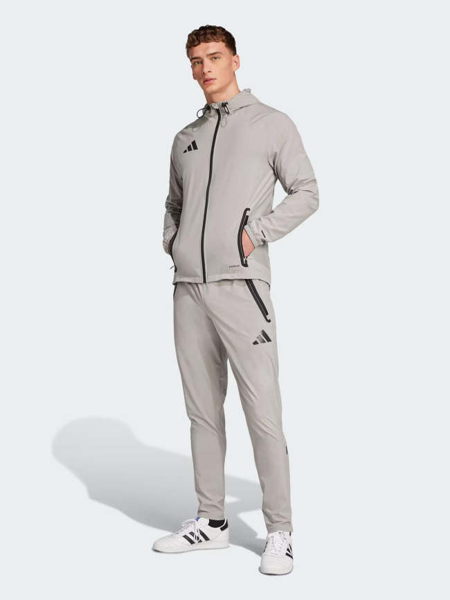 Pantalon tiro 25 competition vis tech travel gris homme - Adidas