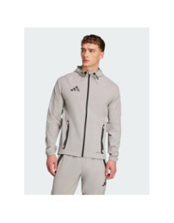 Veste tiro 25 competition vis tech travel gris homme - Adidas