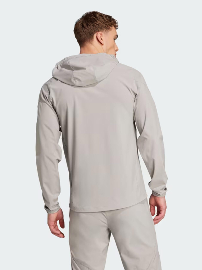 Veste tiro 25 competition vis tech travel gris homme - Adidas