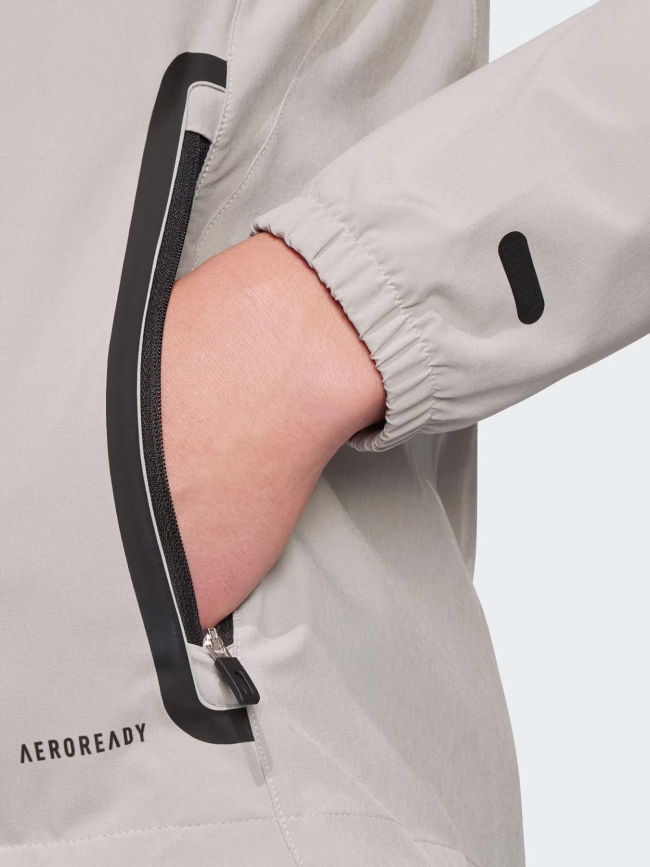 Veste tiro 25 competition vis tech travel gris homme - Adidas