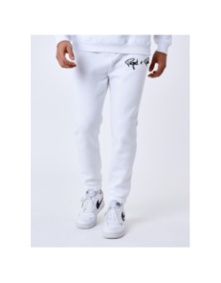 Jogging à logo signature brodé blanc enfant - Project X Paris