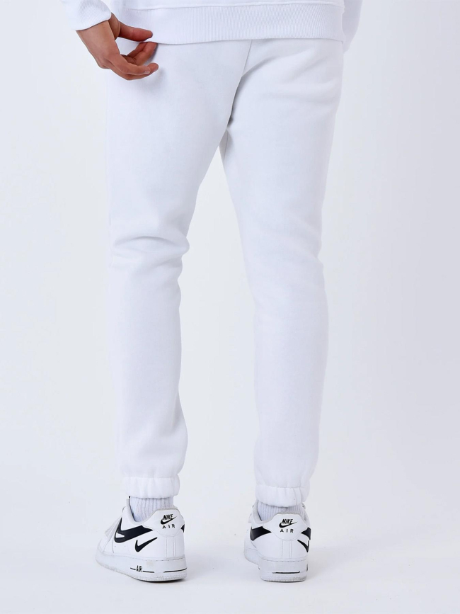 Jogging à logo signature brodé blanc enfant - Project X Paris