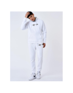 Jogging à logo signature brodé blanc enfant - Project X Paris