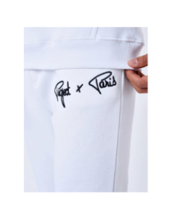 Jogging à logo signature brodé blanc enfant - Project X Paris