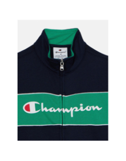 Ensemble de survêtement bleu marine et vert enfant - Champion