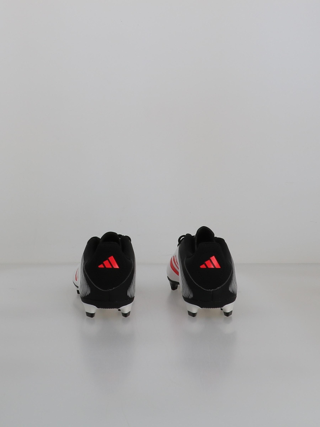 Chaussures de football copa pure 3 fg/mg blanc rouge enfant - Adidas