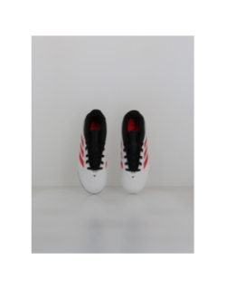 Chaussures de football copa pure 3 fg/mg blanc rouge enfant - Adidas
